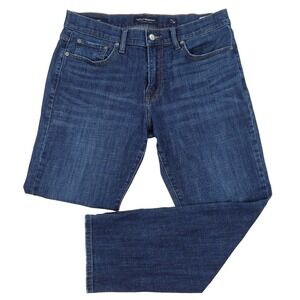 Lucky Brand Jeans Men's 34x30 "221 Straight" Dark Wash Blue Denim 5-Pocket